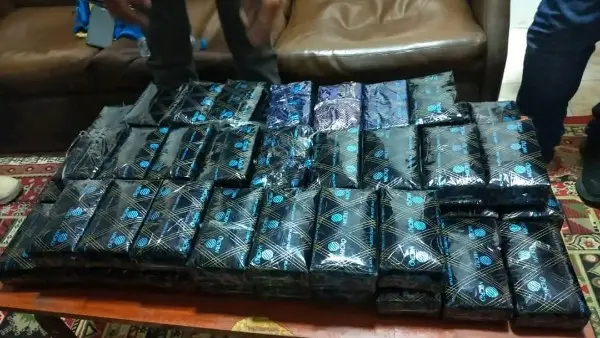 جمارك نويبع تحبط تهريب 280 فرش حشيش داخل شاحنة متجهة إلى ميناء العقبة