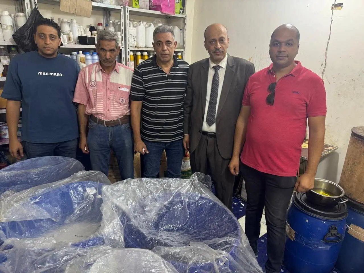 ضبط مصنع مستحضرات تجميل غير مرخص بالغربية.. مصادرة 17 ألفًا و576 وحدة وأطنان من الخامات