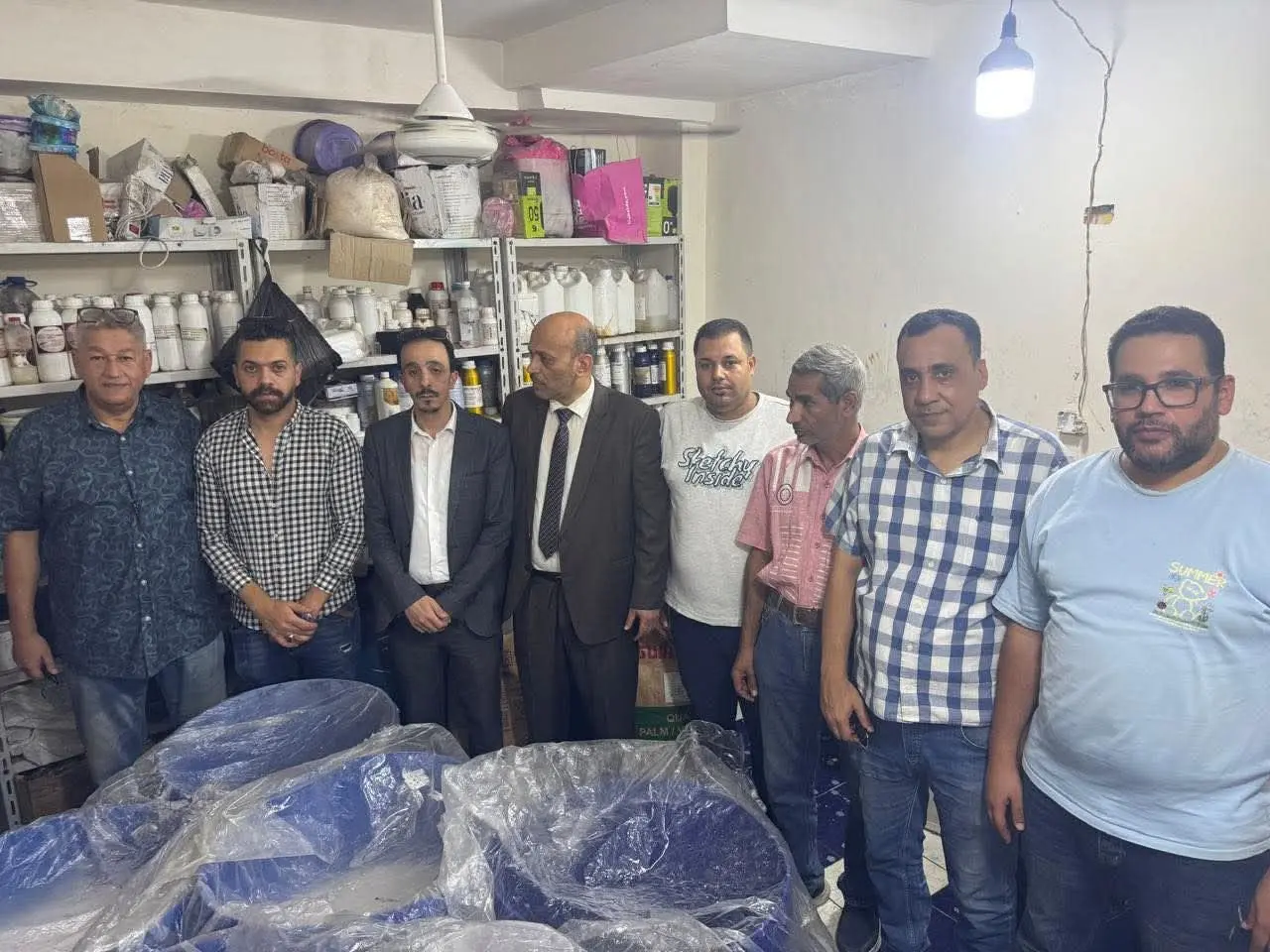 ضبط مصنع مستحضرات تجميل غير مرخص بالغربية.. مصادرة 17 ألفًا و576 وحدة وأطنان من الخامات