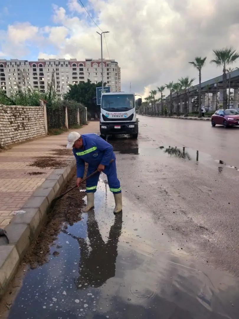الإسكندرية ترفع حالة الطوارئ لمواجهة موجة الأمطار - 1000824134