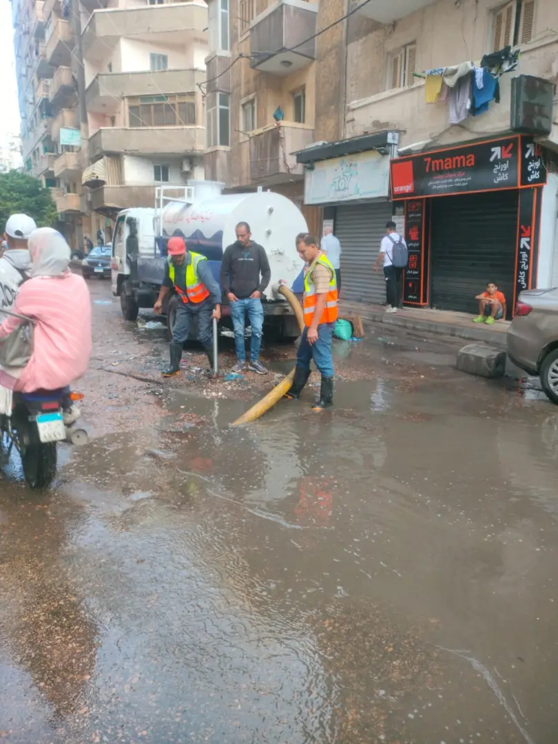 الإسكندرية ترفع حالة الطوارئ لمواجهة موجة الأمطار - 1000824149