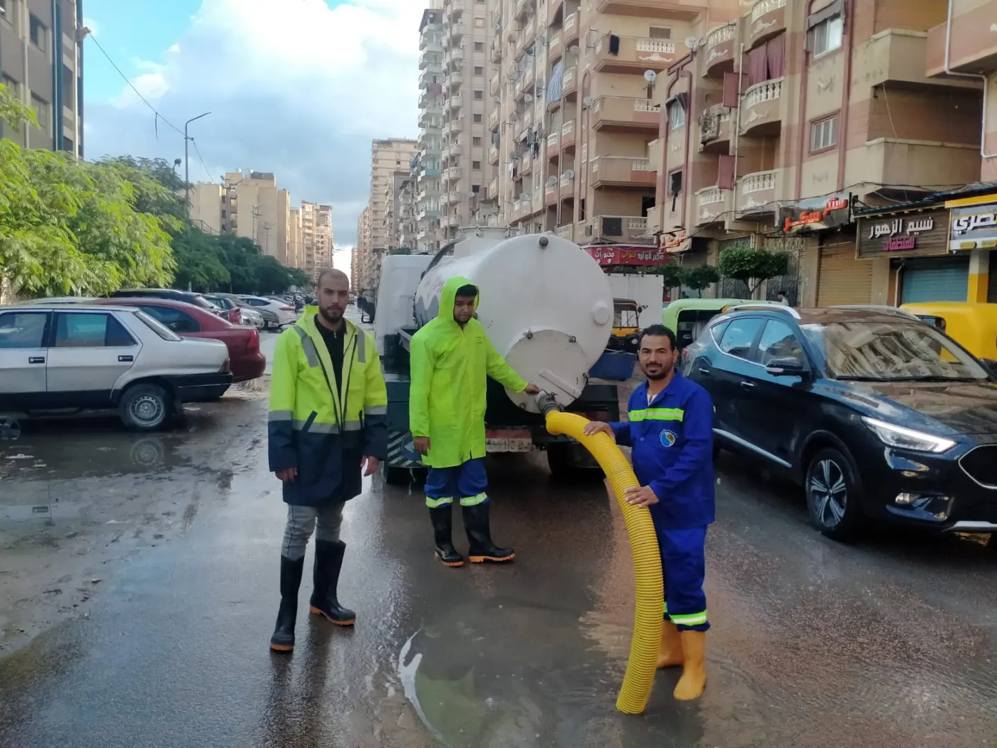الإسكندرية ترفع حالة الطوارئ لمواجهة موجة الأمطار