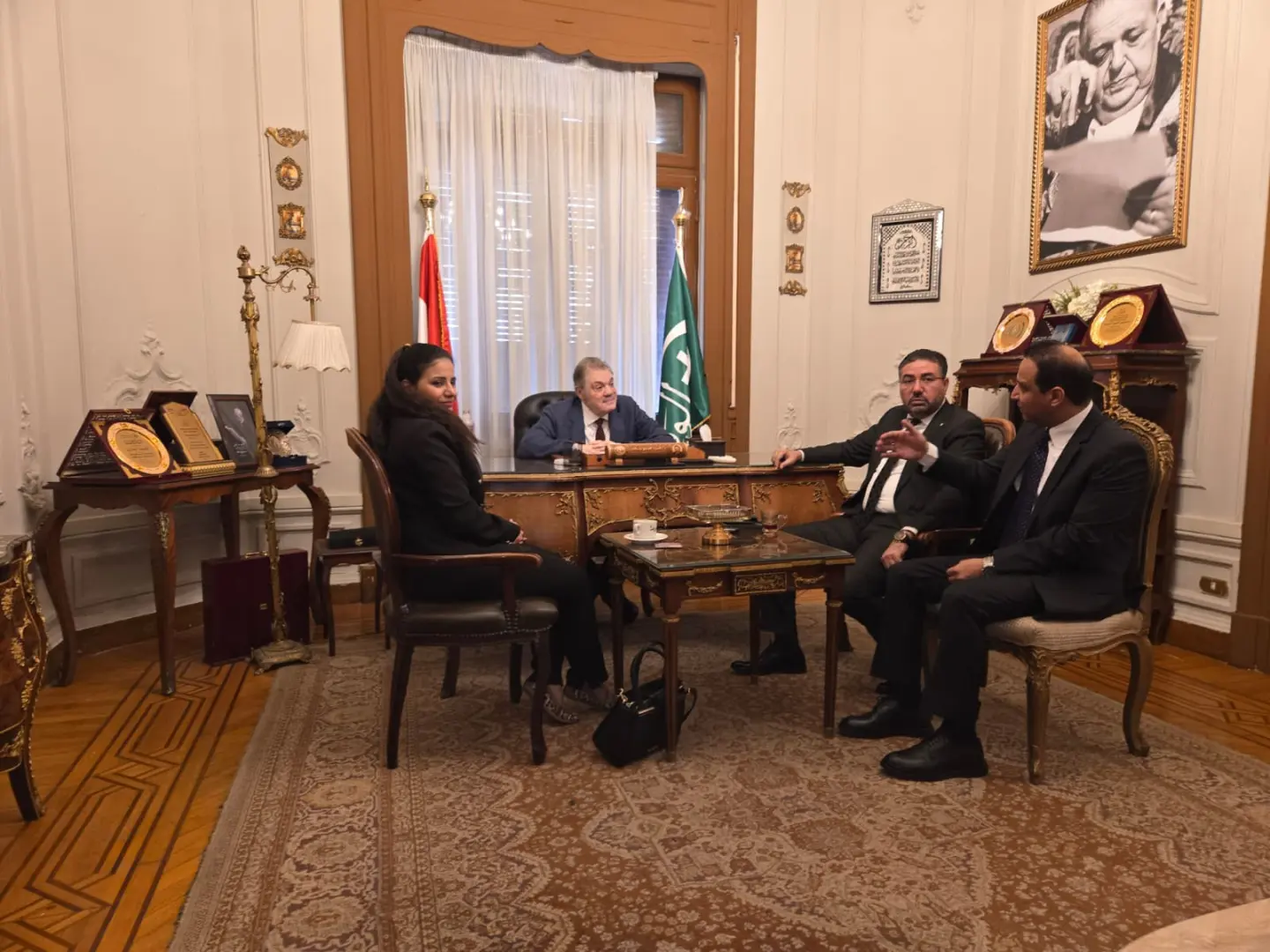 «صوت الشعب» و«الوفد» في «بيت الأمة».. حوار سياسي ورؤية مشتركة للمستقبل