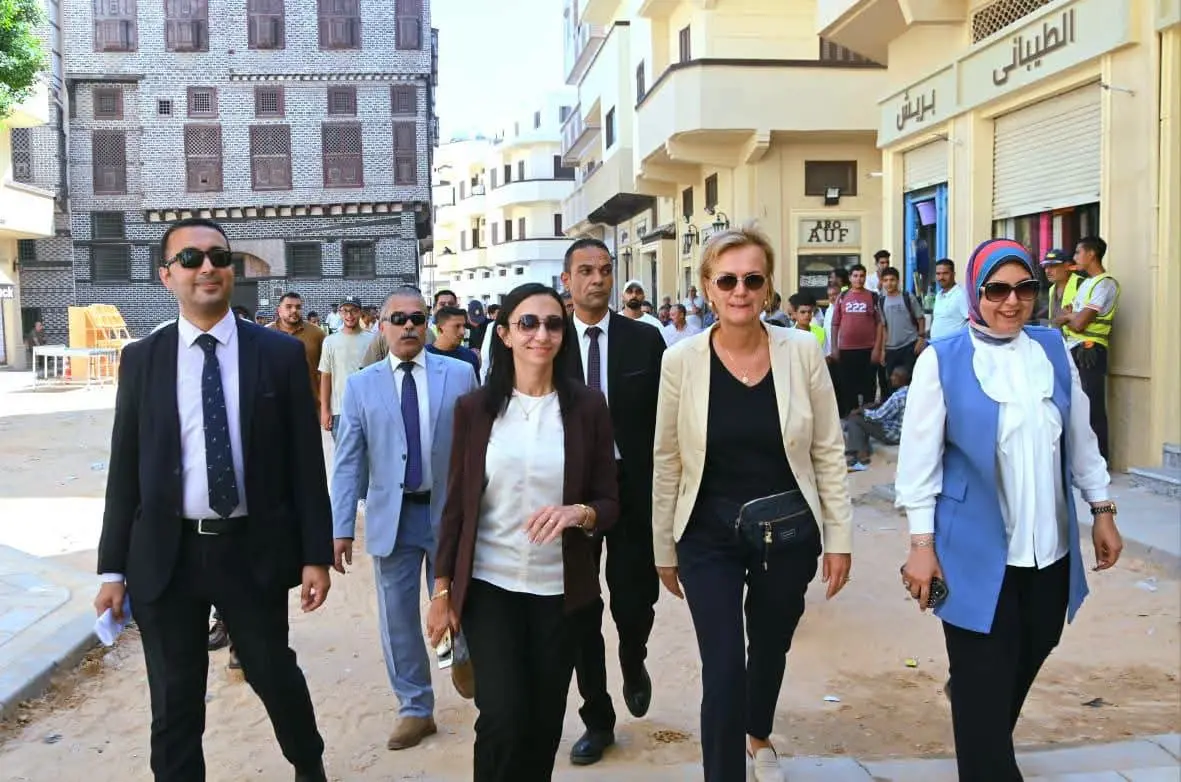 رشيد في عين أوروبا.. محافظ البحيرة وسفيرة الاتحاد الأوروبي تبحثان تحويل التاريخ إلى قوة سياحية