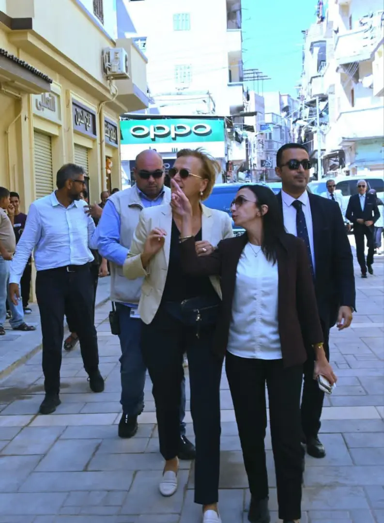 رشيد في عين أوروبا.. محافظ البحيرة وسفيرة الاتحاد الأوروبي تبحثان تحويل التاريخ إلى قوة سياحية