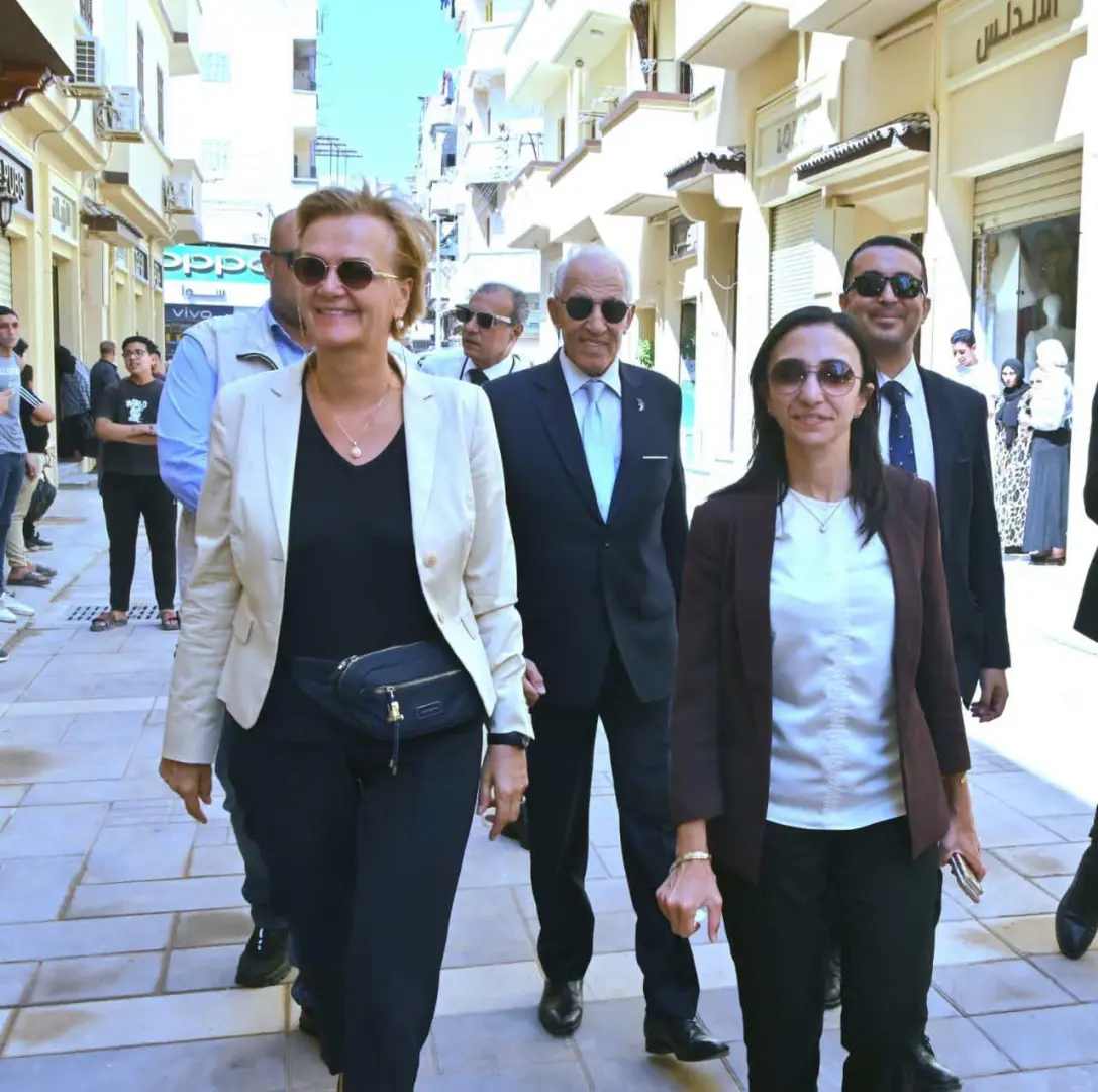 رشيد في عين أوروبا.. محافظ البحيرة وسفيرة الاتحاد الأوروبي تبحثان تحويل التاريخ إلى قوة سياحية