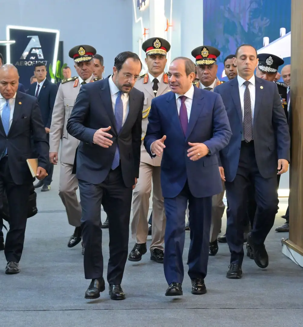 السيسي ورئيس قبرص ورئيس وزراء اليونان: التعاون الثلاثي بوابة للاستقرار والتنمية في شرق المتوسط - 1000854586