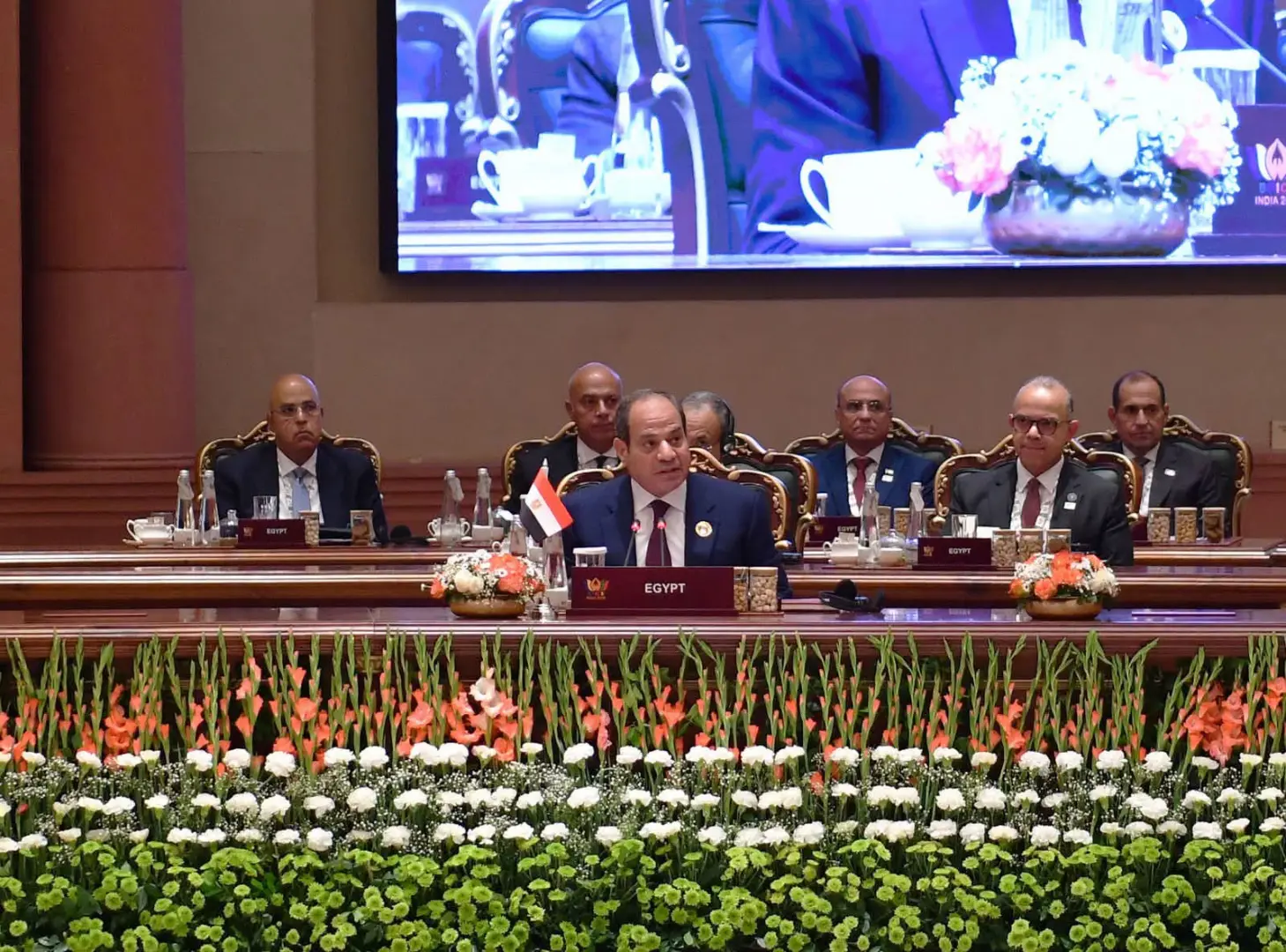 نص كلمة الرئيس السيسي خلال قمة رؤساء دول وحكومات تجمع البريكس المنعقدة بالهند