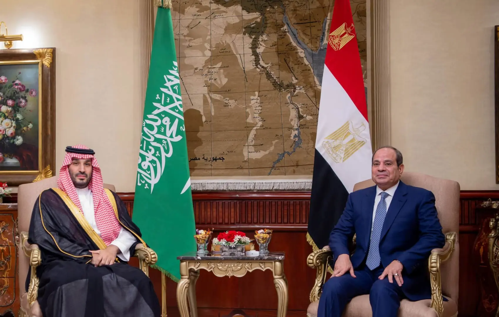 الرئيس السيسي يستقبل ولي العهد السعودي محمد بن سلمان