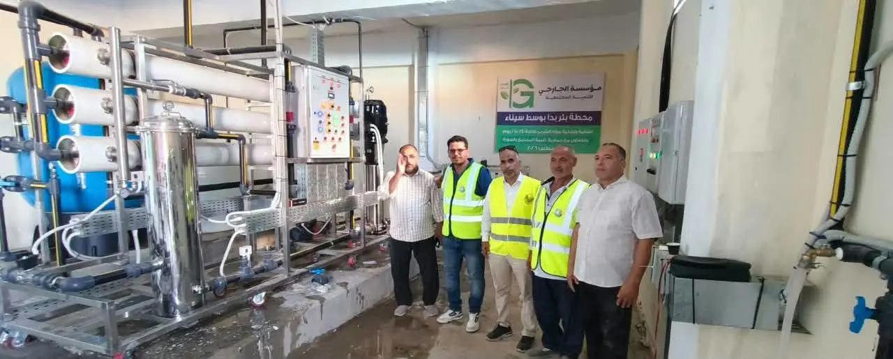 محطة تحلية مياه بقدرة 250 مترًا مكعبًا لخدمة أهالي وسط سيناء - 1000885914