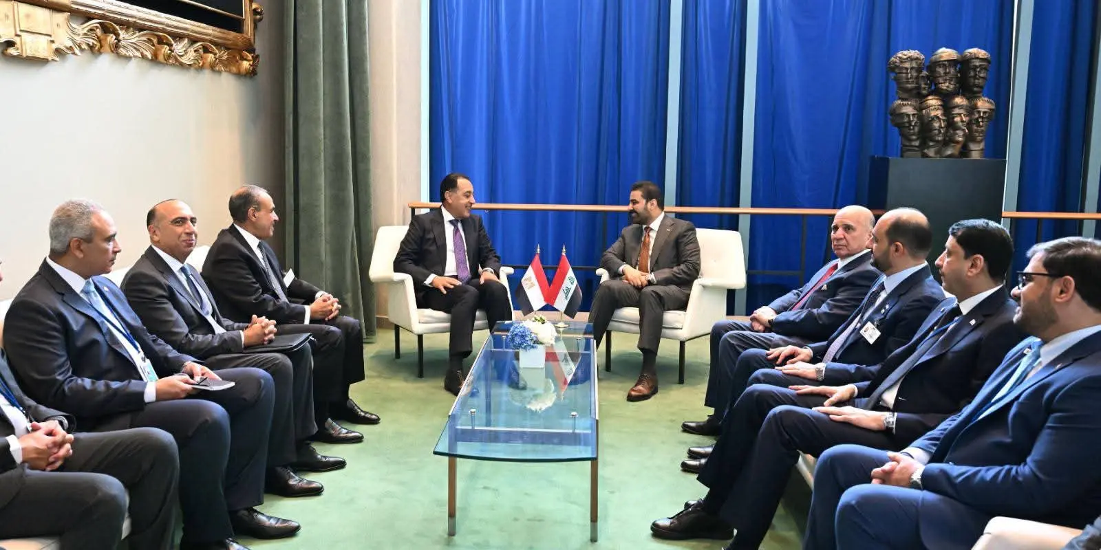 مدبولي يبحث مع رئيس الوزراء العراقي تعزيز العلاقات والتعاون الاقتصادي