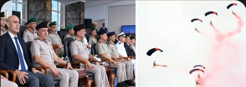 وزير الدفاع يشهد تخرج الدفعة 163 ضباط صف معلمين