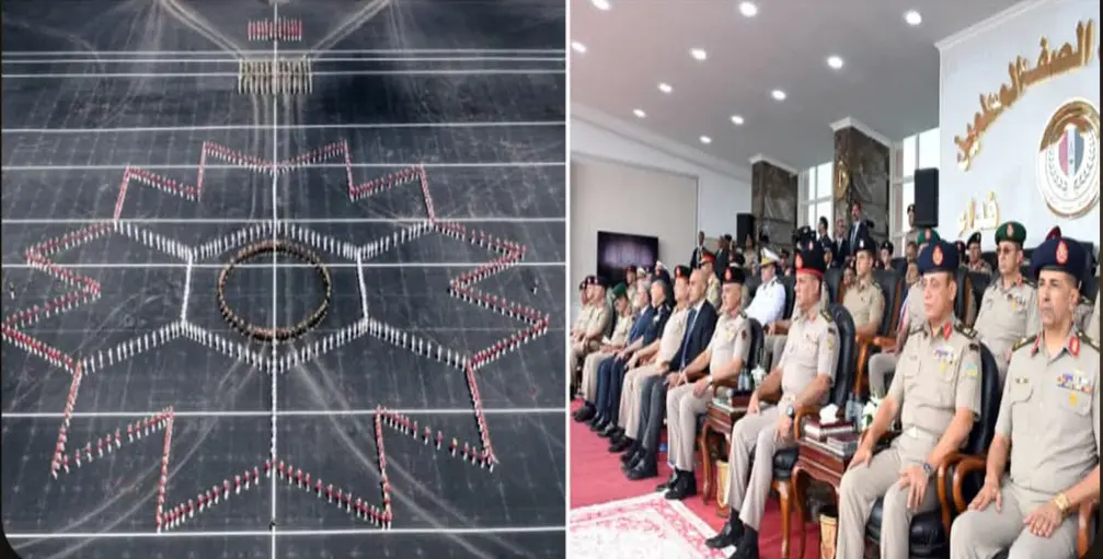 وزير الدفاع يشهد تخرج الدفعة 163 ضباط صف معلمين