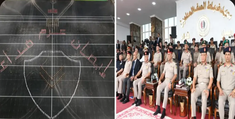 وزير الدفاع يشهد تخرج الدفعة 163 ضباط صف معلمين