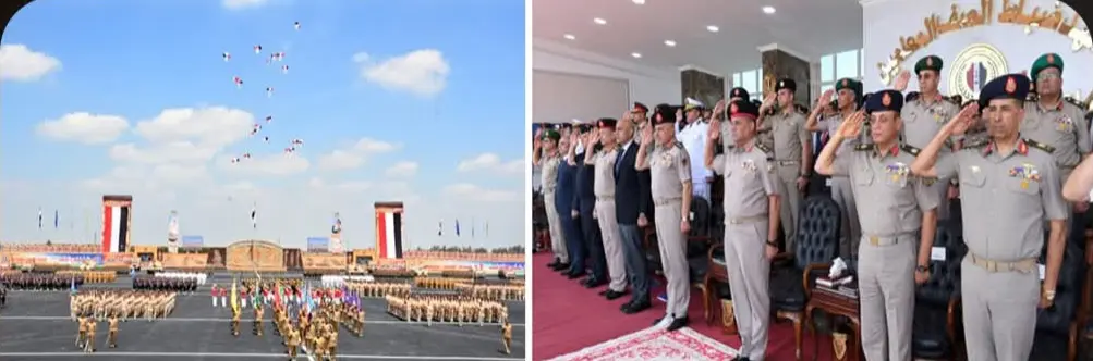 وزير الدفاع يشهد تخرج الدفعة 163 ضباط صف معلمين