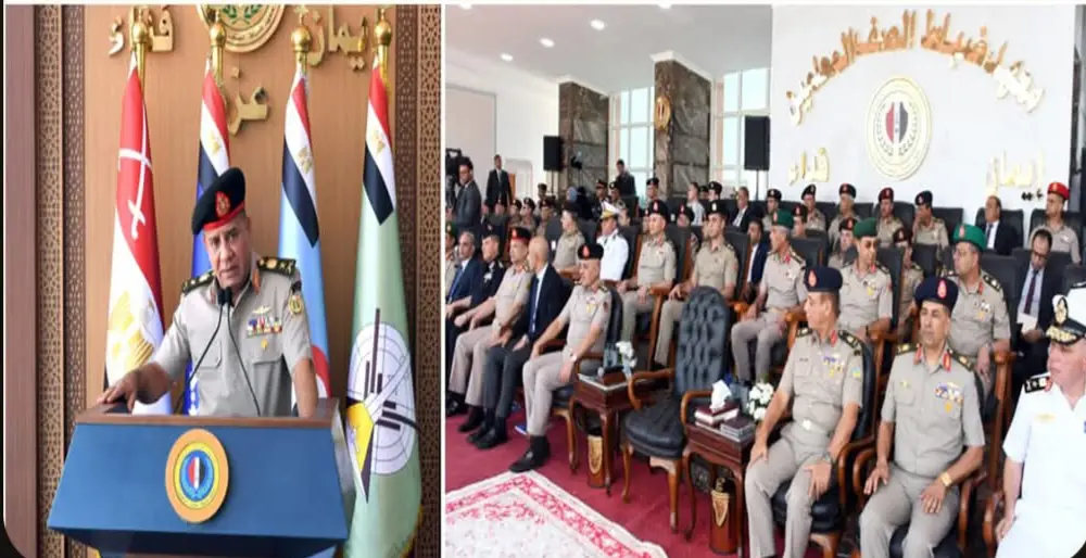 وزير الدفاع يشهد تخرج الدفعة 163 ضباط صف معلمين