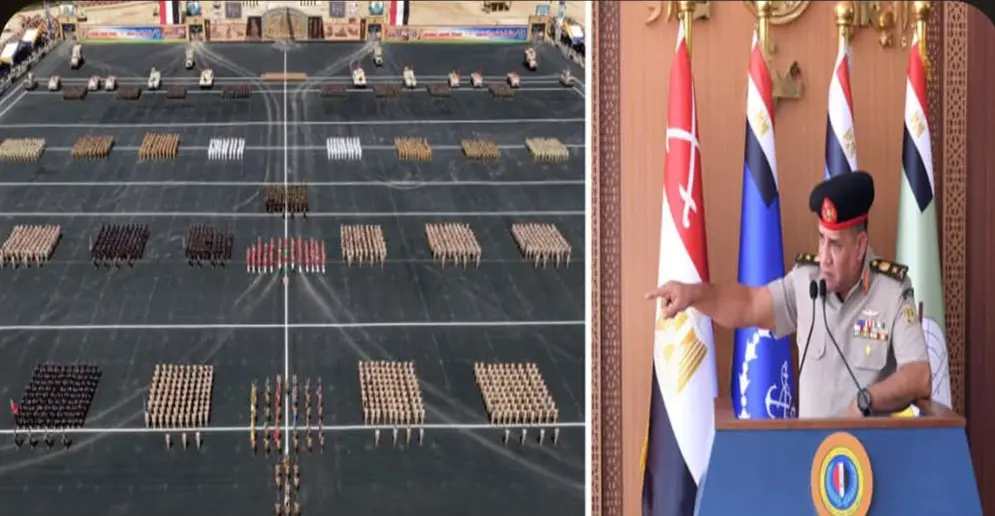 وزير الدفاع يشهد تخرج الدفعة 163 ضباط صف معلمين