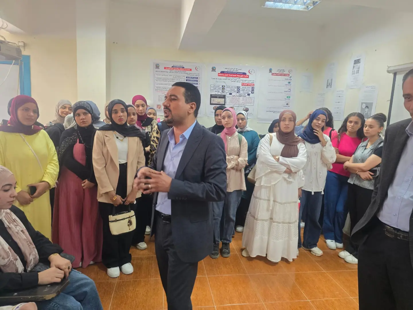 المعهد الفني الصحي بجامعة قنا ينظم حفل استقبال للطلاب الجدد