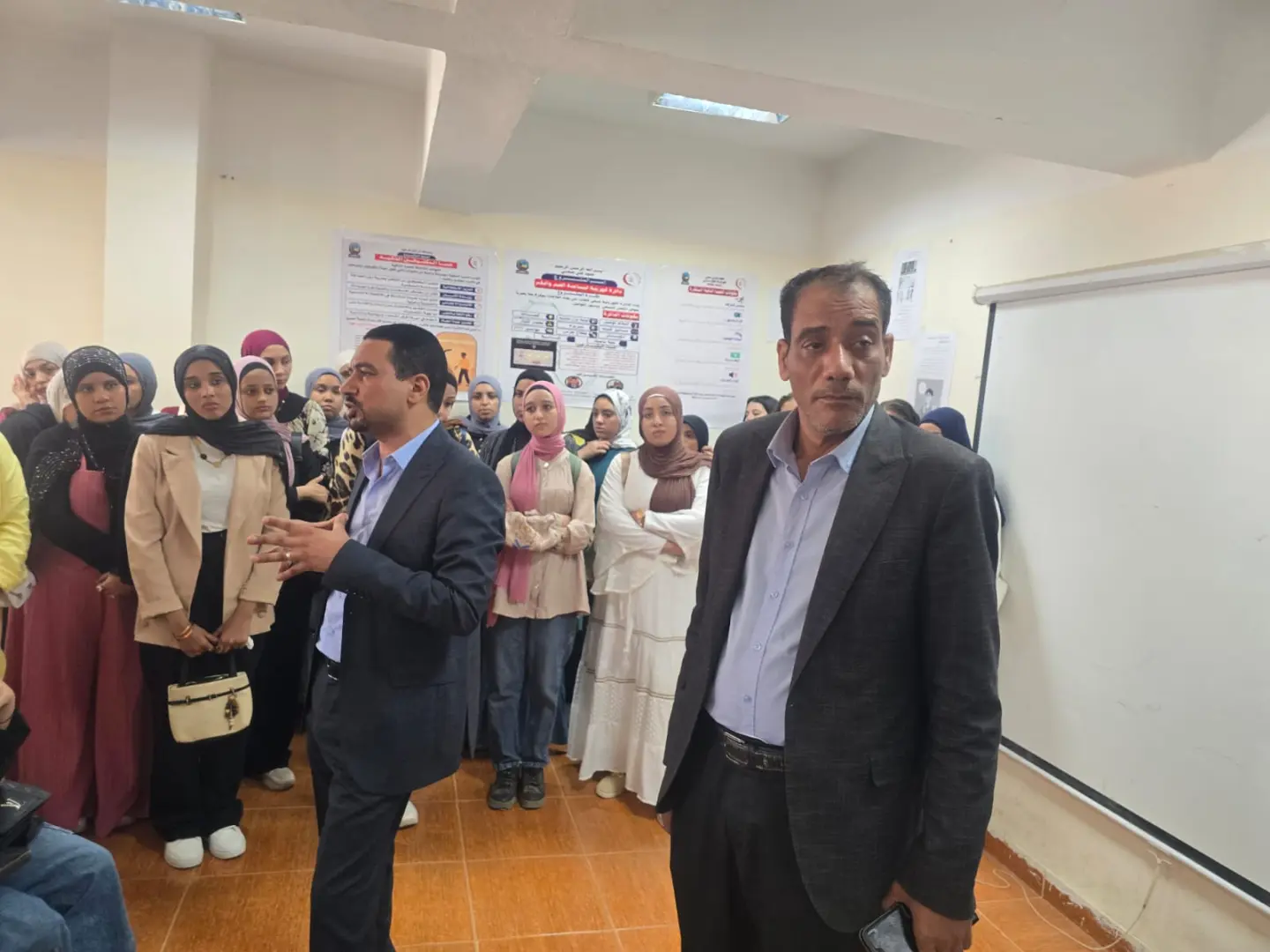 المعهد الفني الصحي بجامعة قنا ينظم حفل استقبال للطلاب الجدد