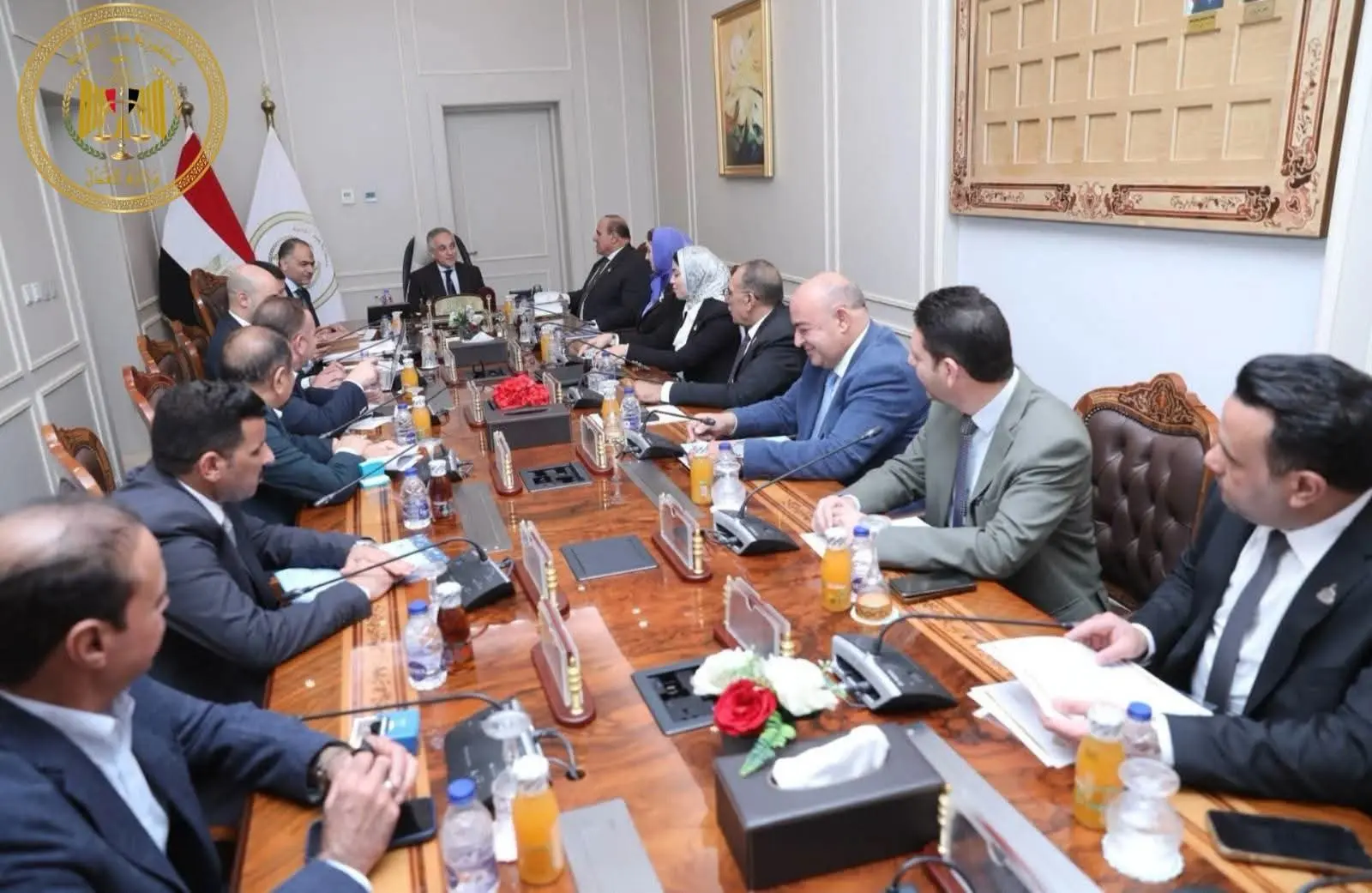 وزير العدل يلتقي أعضاء مجلسي النواب والشيوخ لبحث مطالب المواطنين