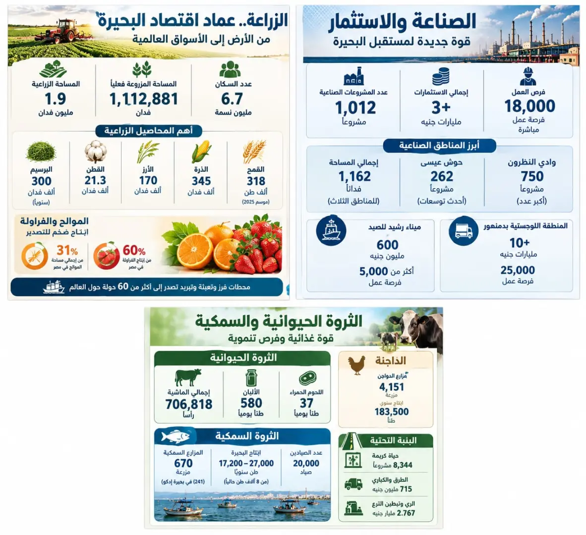 اقتصاد البحيرة.. مقومات ضخمة وفرص استثمارية واعدة