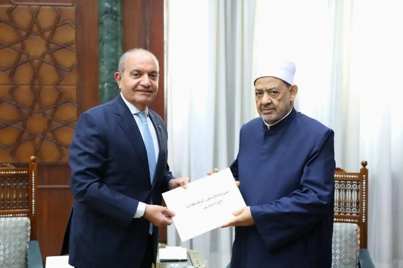 شيخ الأزهر يتلقى دعوة من الأمير الحسن بن طلال للانضمام إلى مجلس أمناء الوقف الهاشمي للقدس