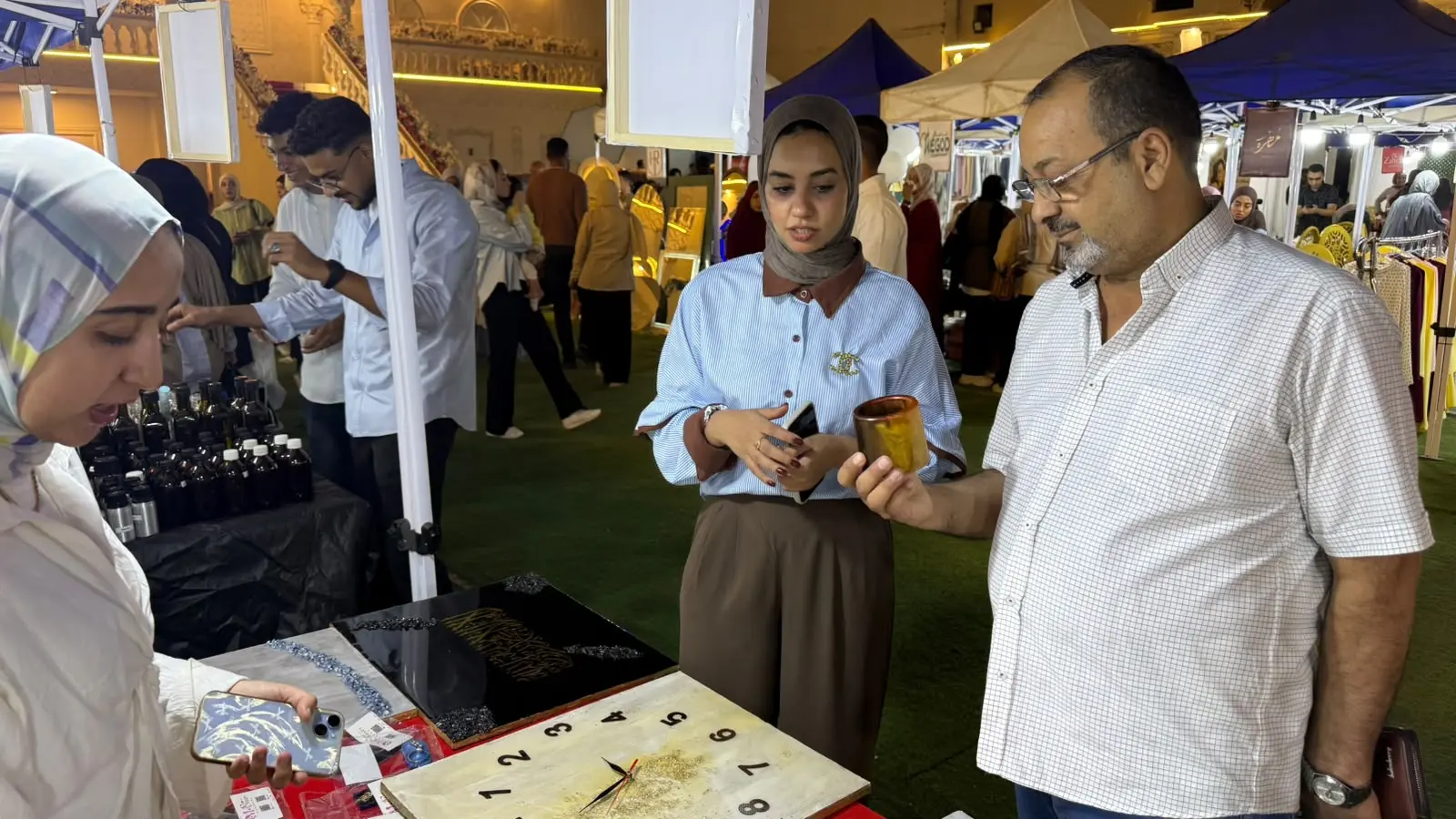 افتتاح الدورة السابعة من معرض «بازاري» للحرف اليدوية والتراثية بقنا