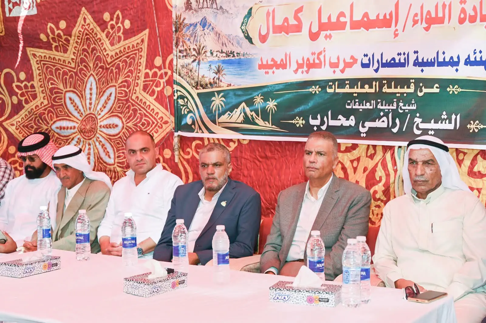 في ذكرى أكتوبر.. محافظ جنوب سيناء يبحث مطالب مشايخ قبائل رأس سدر
