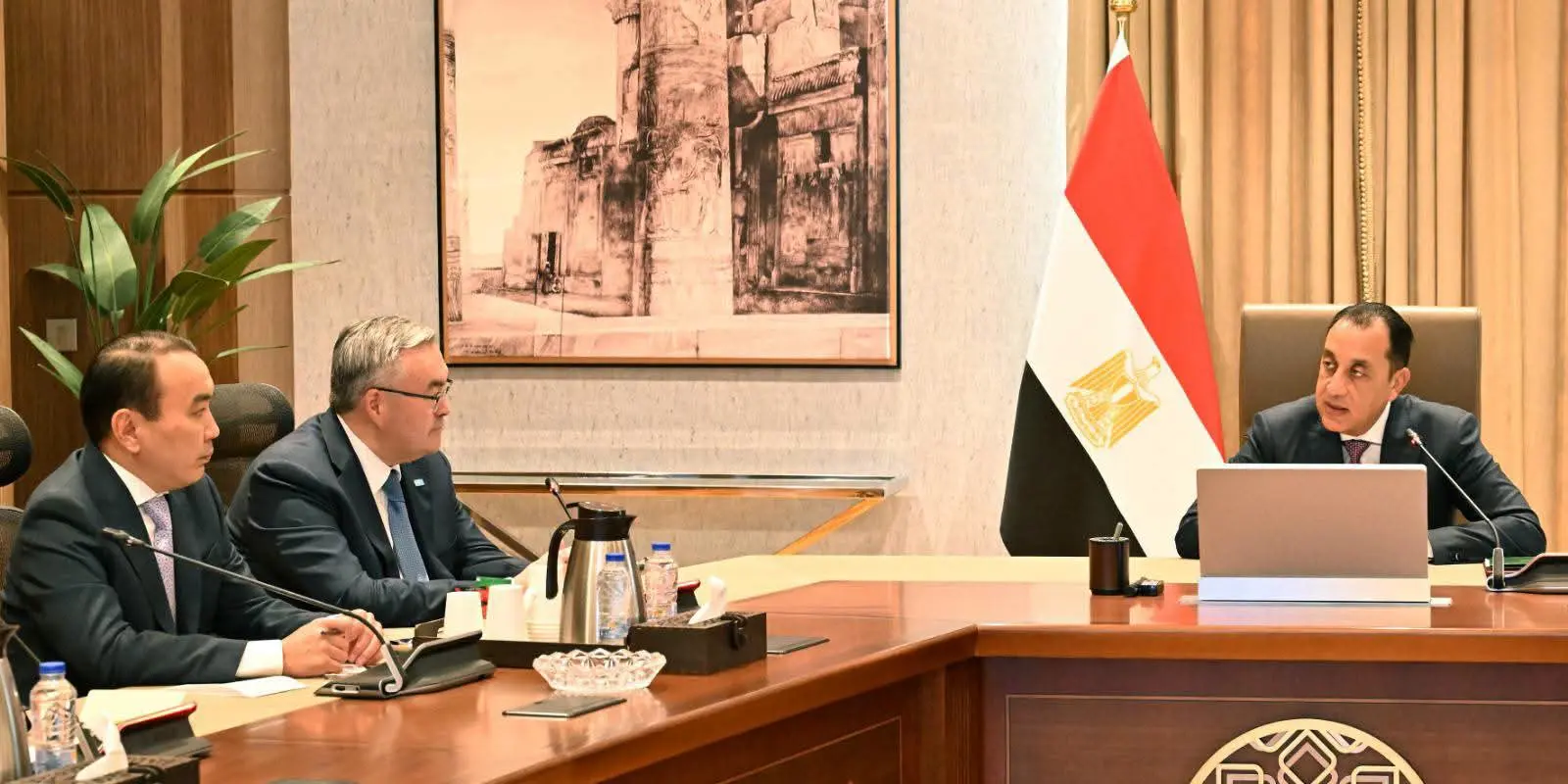 مدبولي: 300 مليون دولار حجم التبادل التجاري بين مصر وكازاخستان