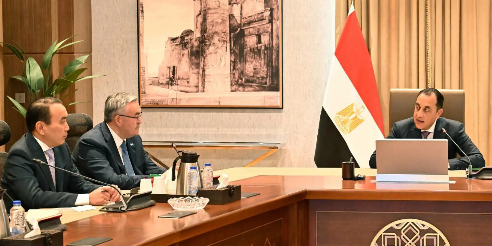 مدبولي: 300 مليون دولار حجم التبادل التجاري بين مصر وكازاخستان