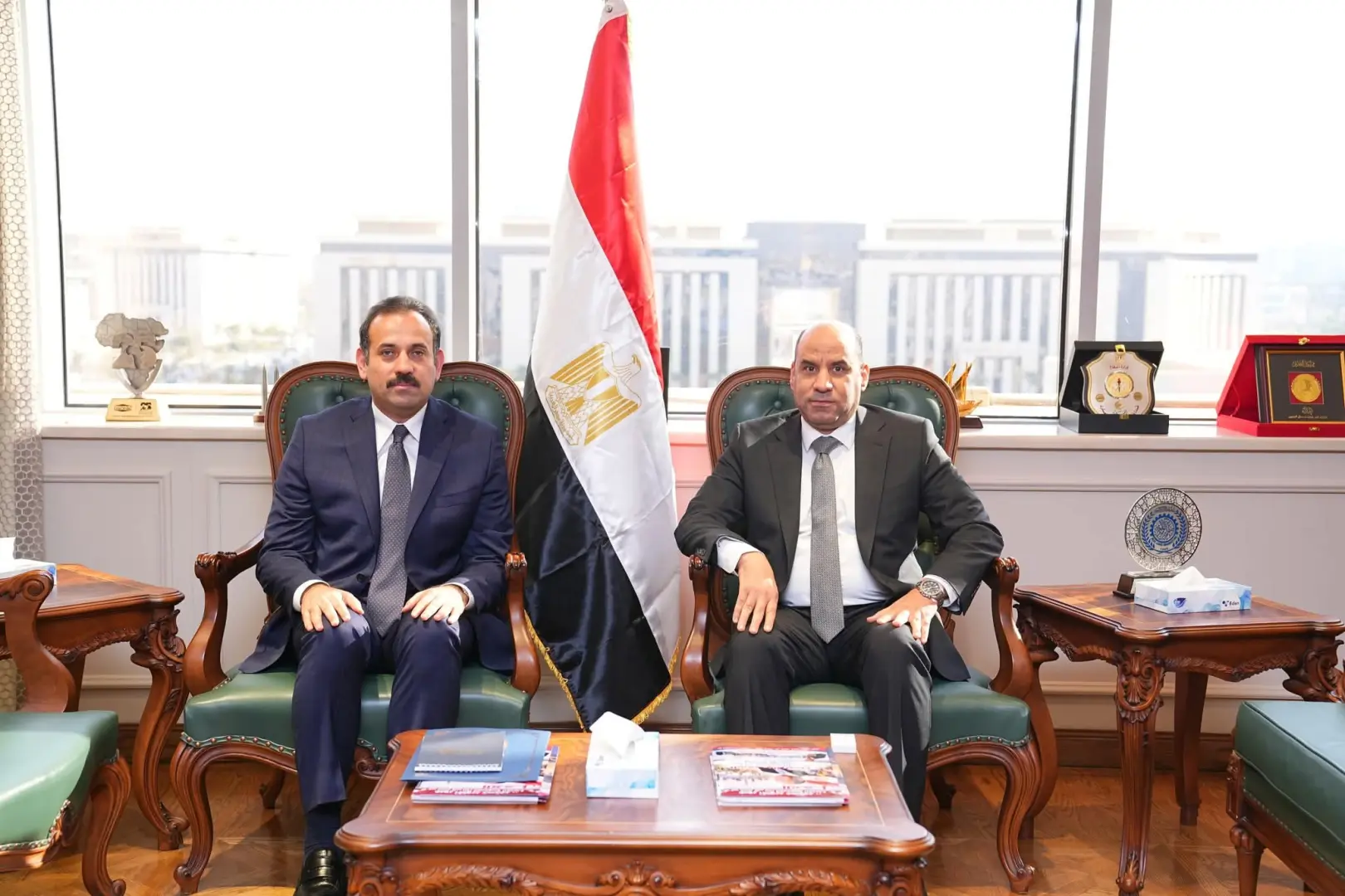 وزير العمل ورئيس جهاز مستقبل مصر يبحثان رعاية العمالة غير المنتظمة