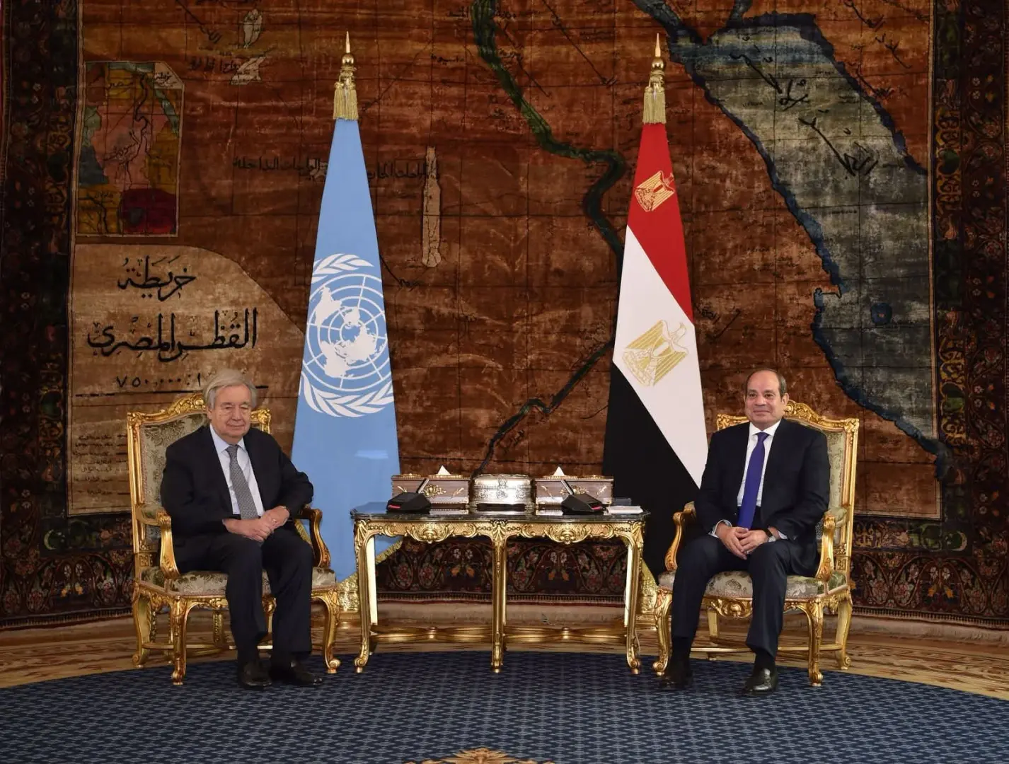 السيسي وجوتيريش يؤكدان ضرورة إصلاح مجلس الأمن ودعم الحقوق الفلسطينية