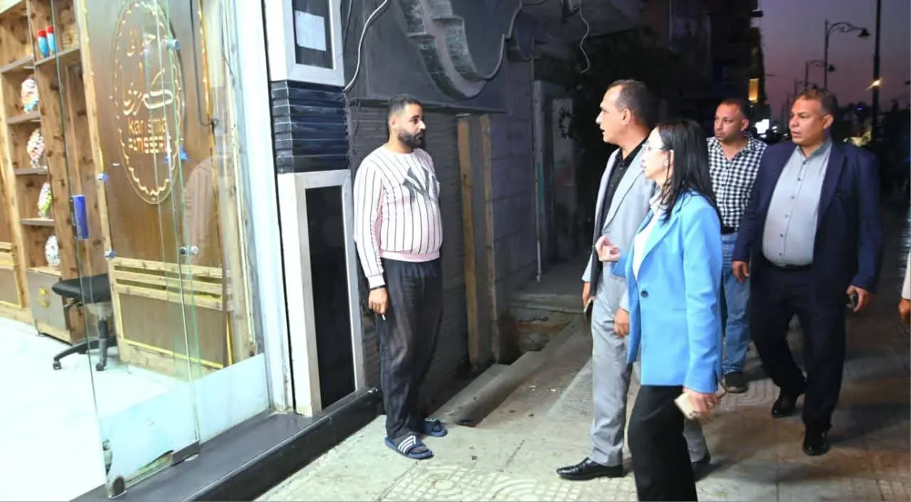 جاكلين عازر تقود حملة مكبرة لرفع الإشغالات وتحسين النظافة بشوارع دمنهور