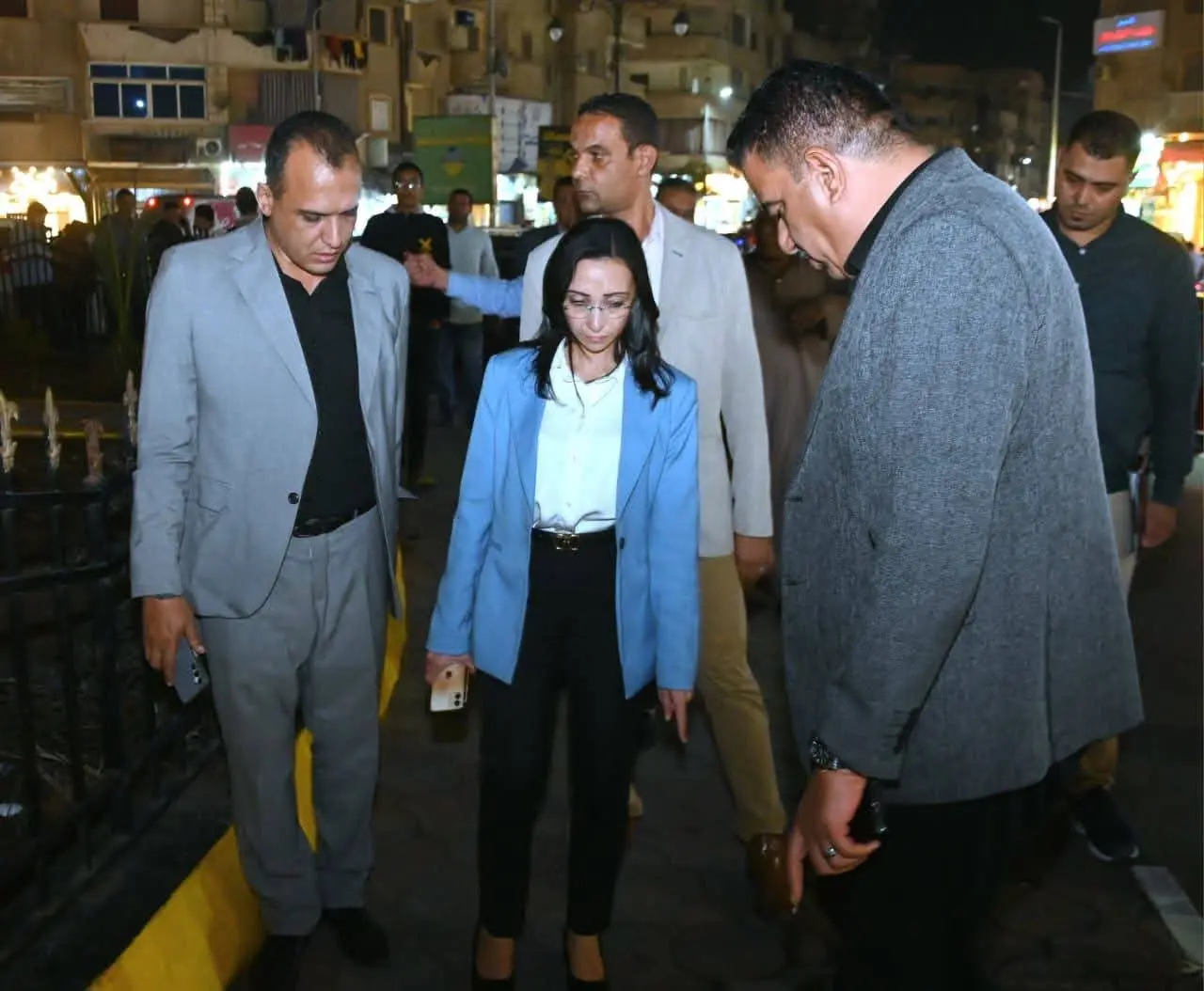 جاكلين عازر تقود حملة مكبرة لرفع الإشغالات وتحسين النظافة بشوارع دمنهور