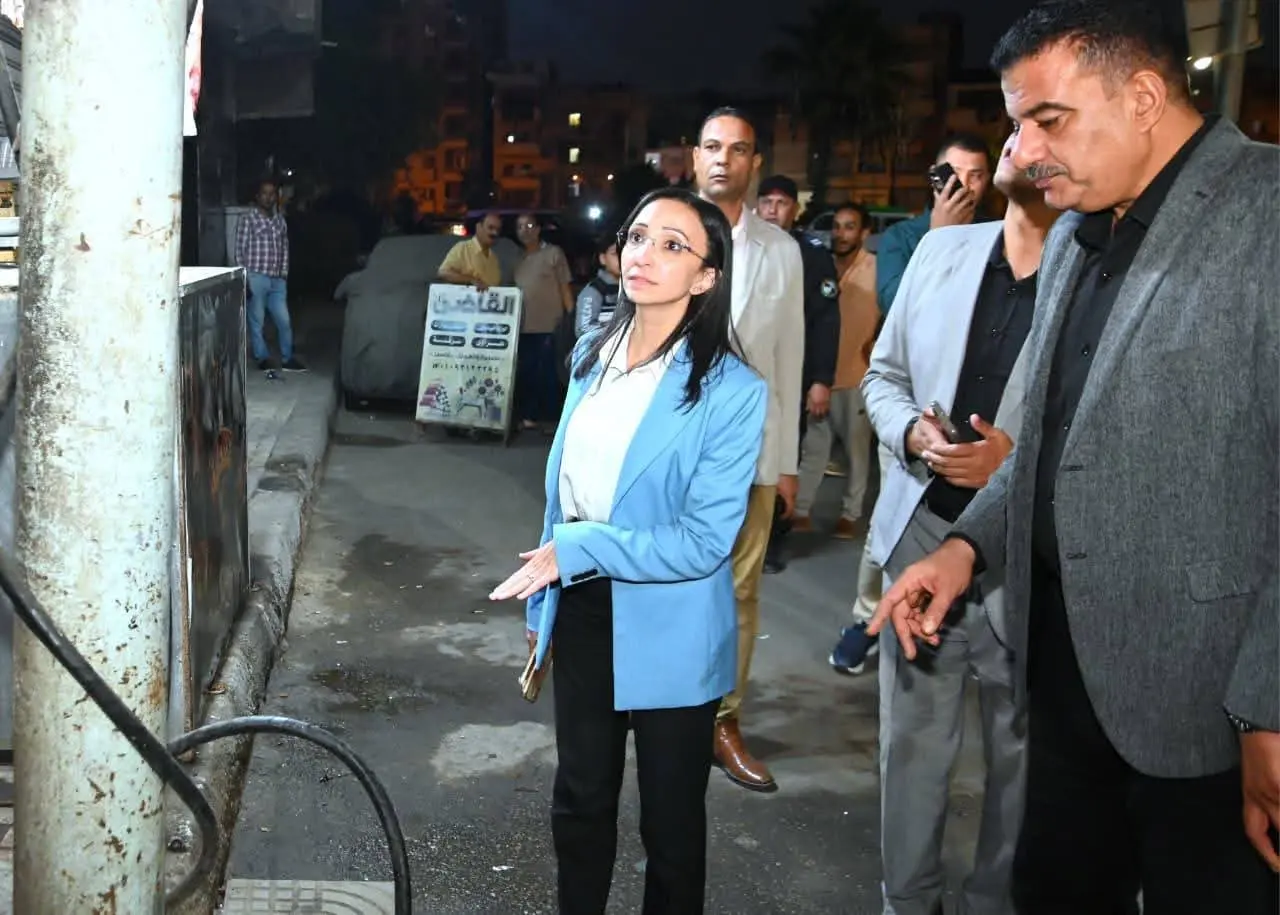 جاكلين عازر تقود حملة مكبرة لرفع الإشغالات وتحسين النظافة بشوارع دمنهور
