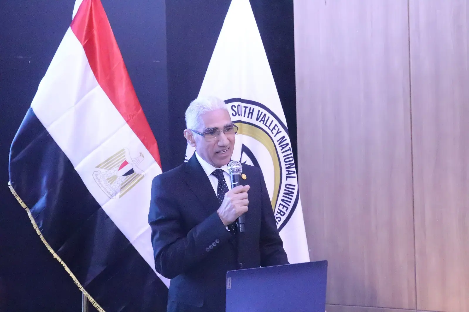 أسرار النصر والخداع العسكري.. اللواء هشام الحلبي يكشف كواليس عبور خط بارليف بجامعة جنوب الوادي الأهلية