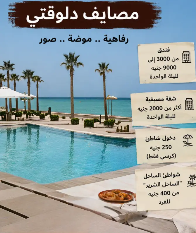 من "شمسية وكرسى" إلى منتجعات عالمية.. كيف تغيرت المصايف المصرية بين الأمس واليوم؟ - 156215 1