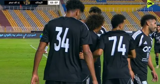 أحمد عاطف يضاعف جراح الزمالك بثنائية ويقود زد للتقدم بثلاثية