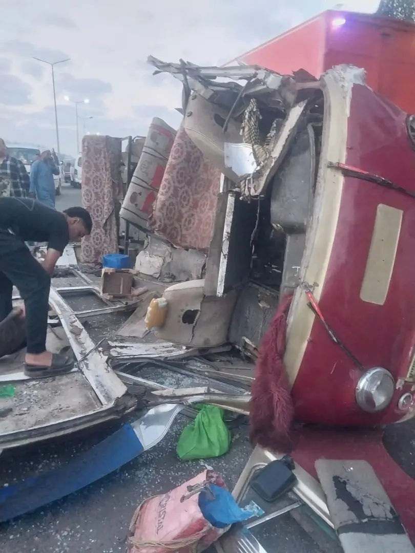 أصغرهم 15 سنة..ننشر أسماء ضحايا ومصابي حادث انقلاب سيارة عمالة بالمنوفية