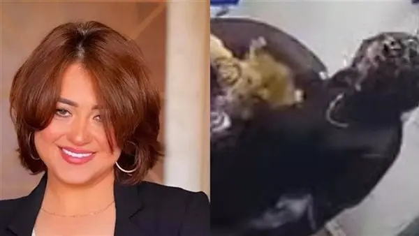 إصابة الفنانة مروة عبد المنعم خلال تصوير برنامج تليفزيوني بعد هجوم أسد عليها