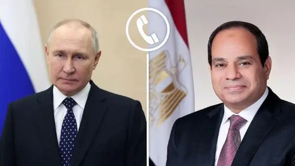 خلال مكالمة هاتفية.. ماذا دار بين الرئيس السيسي والرئيس بوتين؟
