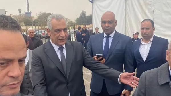 وزير الإنتاج الحربي يدلي بصوته في المرحلة الثالثة من انتخابات التجديد النصفي لنقابة المهندسين
