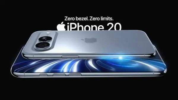 تسريبات "iPhone 20".. هيكل زجاجي منحني بالكامل وشريط كاميرا أفقي للذكرى العشرين