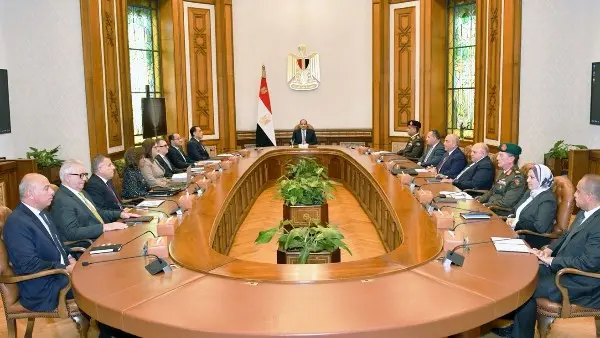 الرئيس السيسي يجتمع مع مجلس أمناء الأكاديمية الوطنية لتدريب وتأهيل الشباب