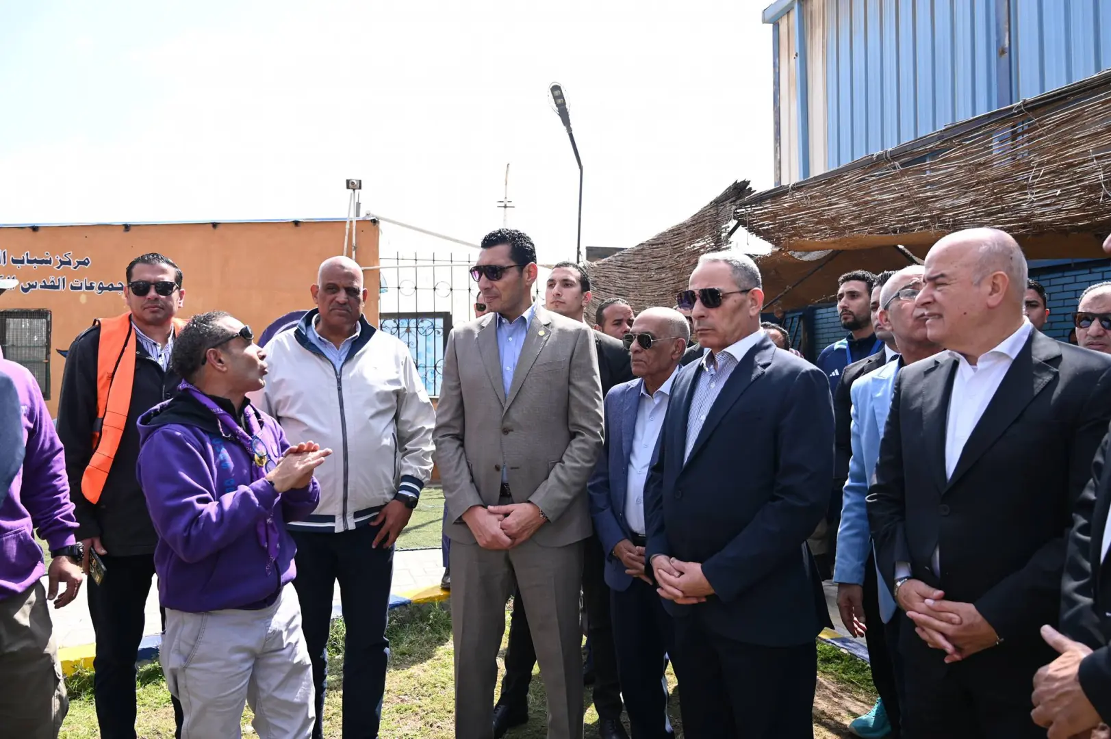 وزير الشباب والرياضة ومحافظ الإسماعيلية يتفقدان مركز التنمية الشبابية بالشيخ زايد - 648097248 1499580828878999 6213902637397748170 n