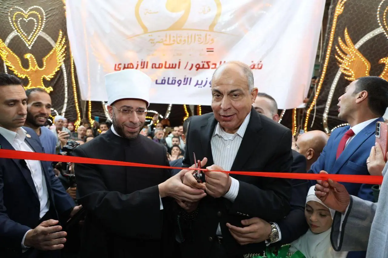 وزير الأوقاف ومحافظ المنيا يشهدان افتتاح مسجد الشيخ محمد دوداي