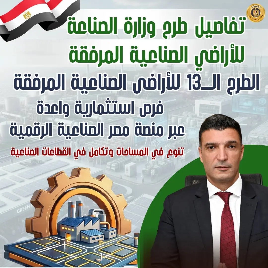 حتى 400 ألف متر للقطعة.. تفاصيل الطرح الجديد للأراضي الصناعية في 23 محافظة - 648774073 1500324142138001 2765995065926504347 n 1