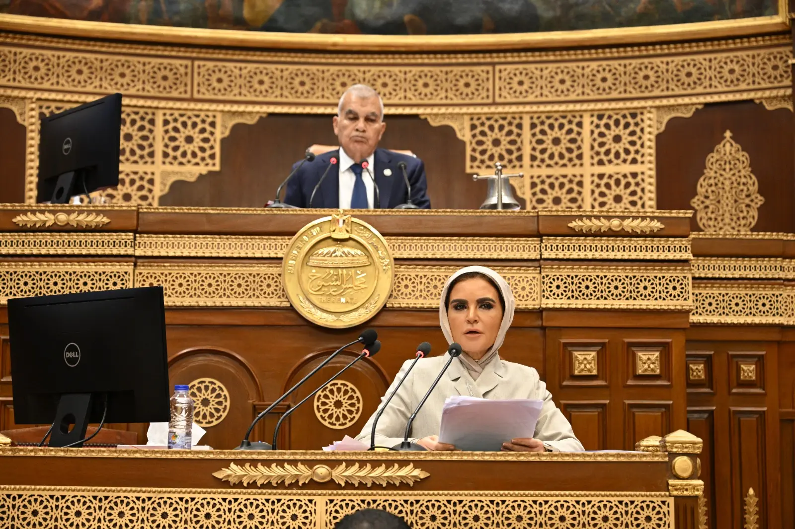 انطلاق جلسة مجلس الشيوخ لمناقشة تقرير خطة التنمية الإقتصادية والإجتماعية