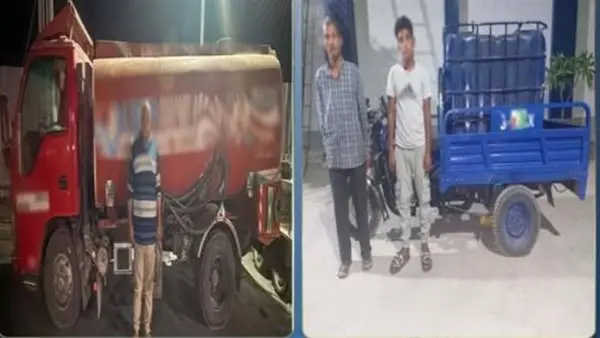 ضبط شخصين بحوزتهما 7 آلاف لتر سولار قبل بيعها في السوق السوداء بالسويس وقنا