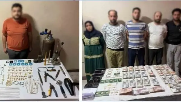 حبس عصابة تبيع الجنيهات والسبائك الذهب المقلدة في السلام